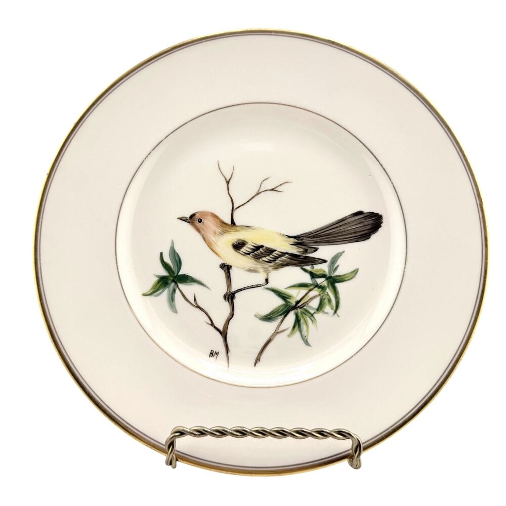 Arabia Suomi Finlandia Western Tanager Special Issue Signed Decorative 7" Plate